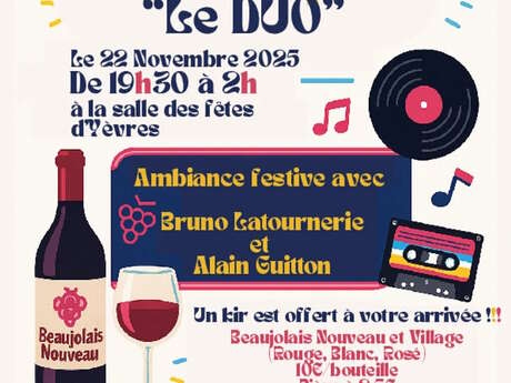 Soirée beaujolais et animation dansante