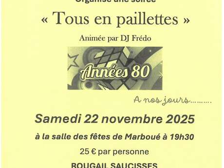 Soirée repas "Tous en paillettes"