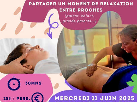 Séances Massages "Détente entre nous"