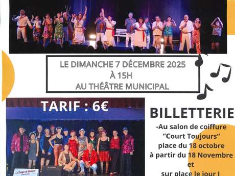 Spectacle de la Troupe du Bonheur pour le Téléthon