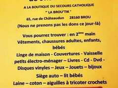 Marché de Noël à la boutique du Secours Populaire