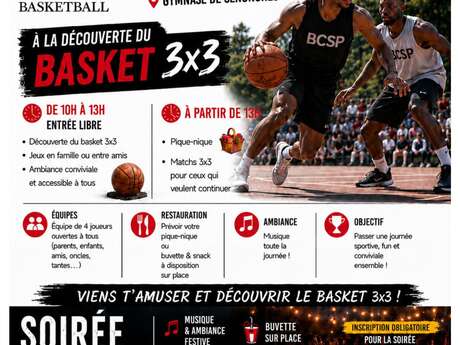Journée Basket en 3x3 / Soirée du club