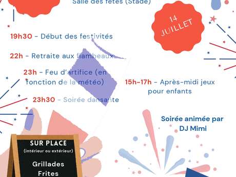 FETE NATIONALE - Champrond en Gatine - FEU D'ARTIFICE REPORTE