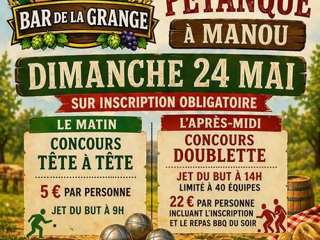 Concours amical de pétanque