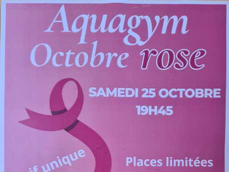 Aquagym octobre rose