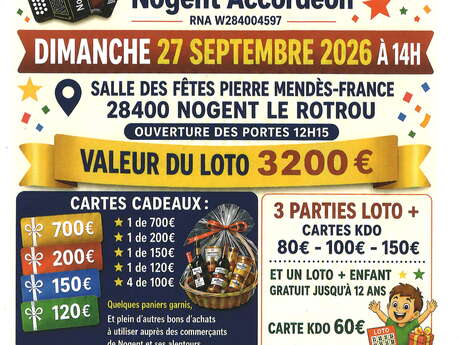 Loto - Association Nogent Accordéon