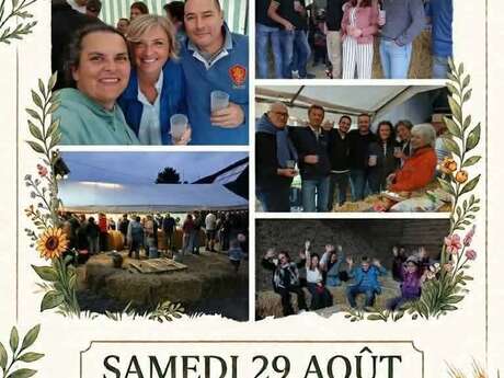 Apéro partagé à la ferme