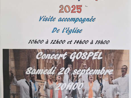 Journées européennes du patrimoine - Eglise Notre Dame - Combres Journées européennes du patrimoine - Eglise Notre Dame - Combres
