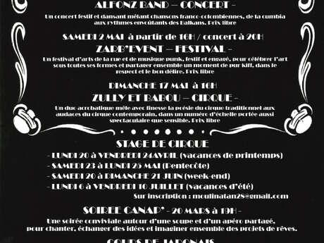 Spectacle - Le cabaret des oiseaux