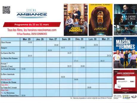 programme du 25 au 31 Mars