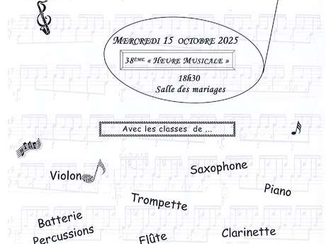 38ème "Heure Musicale" 38ème "Heure Musicale"