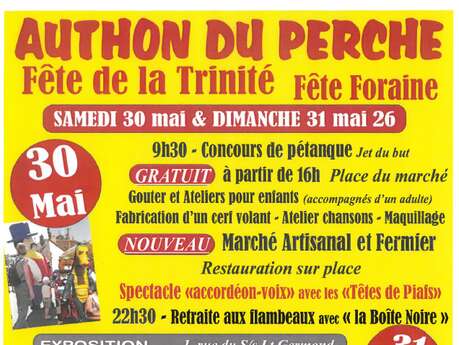 Fête de la Trinité & Fête foraine 2026