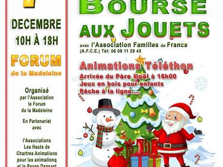 Marché de Noël du forum de la Madeleine et bourse aux jouets