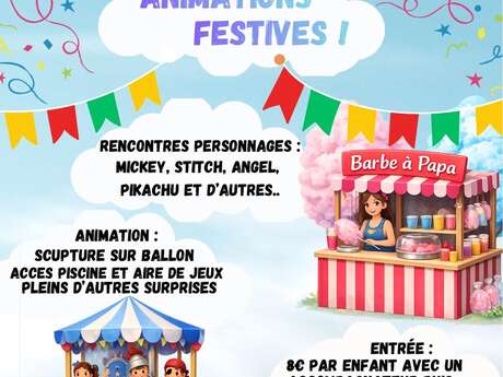 Animations festives du camping !