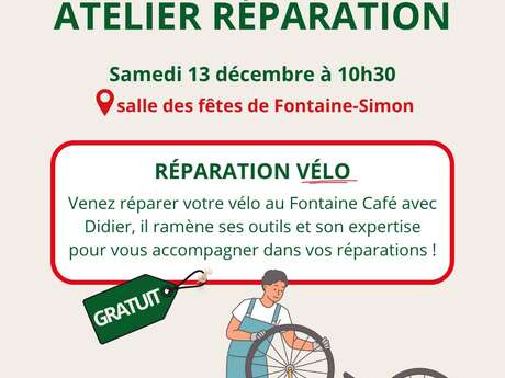 Atelier réparation de vélo