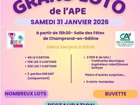 Grand loto de l'APE