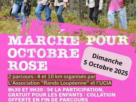 Marche pour octobre rose Marche pour octobre rose