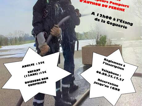 Cochon grillé par les jeunes sapeurs pompiers Cochon grillé par les jeunes sapeurs pompiers
