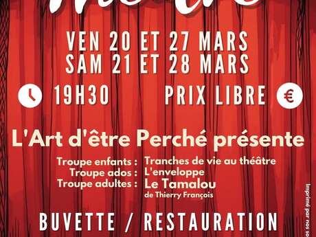 Théâtre - 4 soirées au programme