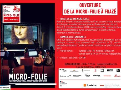 Ouverture de la Micro-folie à Frazé