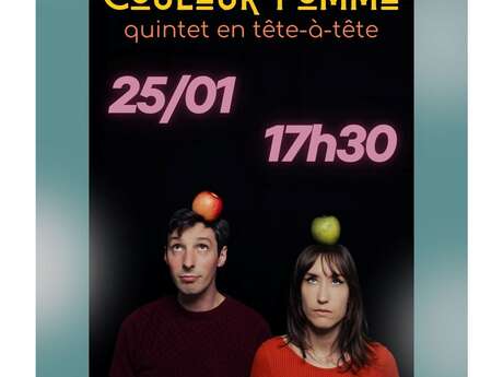 Concert Couleur Pomme, quintet en tête-à-tête