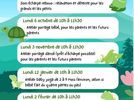Ateliers des parents et parents/bébés