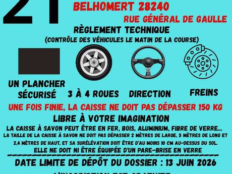 Course caisses à savon