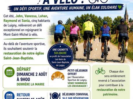 Luigny au Mont-Saint-Michel à vélo