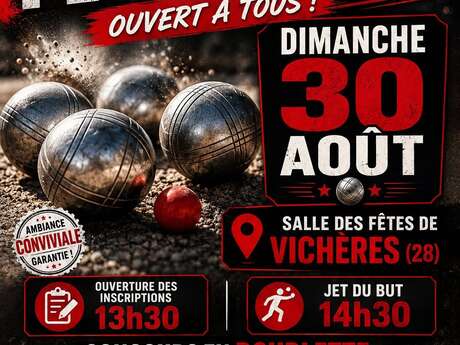Concours de pétanque - Vichères