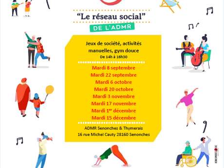 Activités et Animations Seniors - LISA le réseau social ADMR