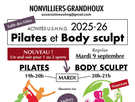 Pilates et body sculpt