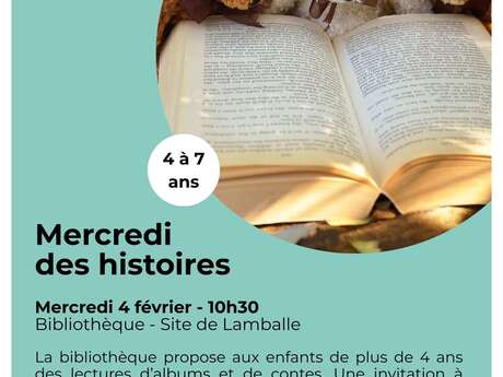 Mercredi des histoires - 4 / 7 ans
