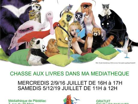 Chasse aux livres dans ma Médiathèque Chasse aux livres dans ma Médiathèque