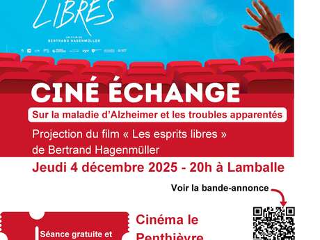 Ciné-débat « Les esprits libres » Echange sur la maladie d’Alzheimer et les troubles apparentés