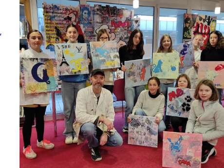 UN AN D’ATELIERS DE PRATIQUES ARTISTIQUES : Les travaux des stagiaires d’Emmanuel PAJOT