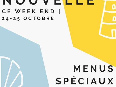 Menu spécial Coquille Saint-Jacques Nouvelle Menu spécial Coquille Saint-Jacques Nouvelle