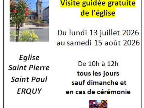 Visite guidée de l'église Saint-Pierre Saint-Paul