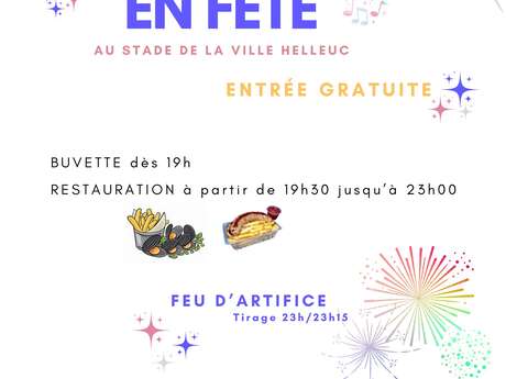 Fête à Hénanbihen & feu d'artifice