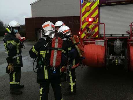 Les pompiers font leur reuz