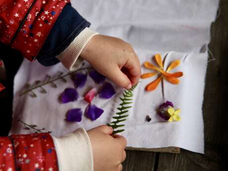 Compose ton oeuvre fleurie - Atelier créatif enfant