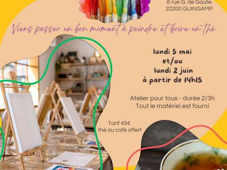 L'Artelier Thé Peinture chez Sidonie & Compagnie