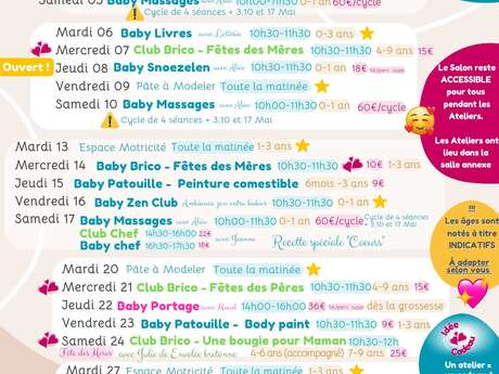 Ateliers yoga pour bébés et enfants Ateliers yoga pour bébés et enfants