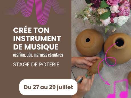 Stage de poterie : Instruments de musique en terre