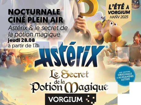 Vorgium : Projection "Astérix et le secret de la potion magique" en plein air