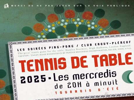 Tournoi d'été - Tennis de table
