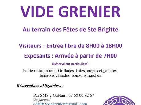 Vide grenier de Sainte Brigitte