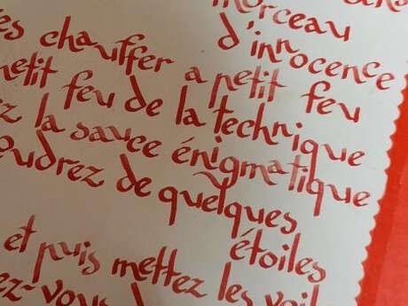 Atelier d'écriture