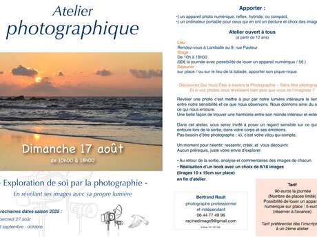 Atelier photographique : Exploration de soi par la photographie