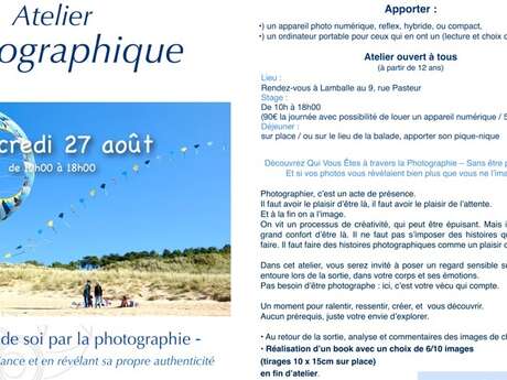 Atelier photographique : Exploration de soi par la photographie