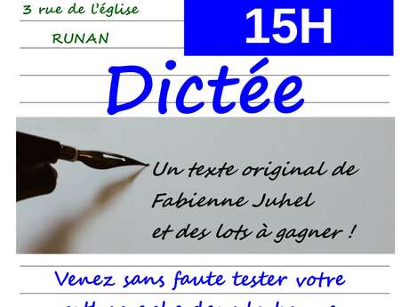 Dictée : venez sans faute dans la bonne humeur